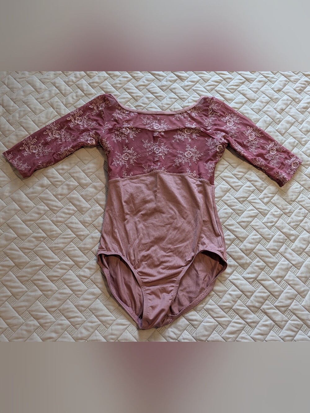 Suffolk Dance Half Sleeve Leotard Sz.M Adult